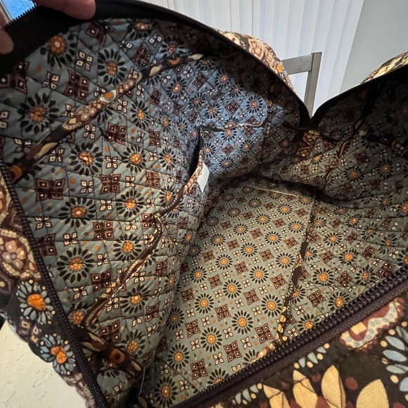 Vera Bradley weekender bag in Canyon Brown. 

 Excellent condition. - Picture 4 of 4